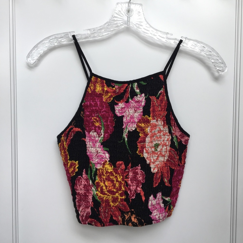 Floral Cropped Tank